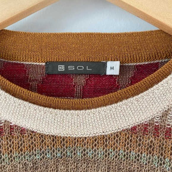 Sol Baby Alpaca Sweater Men’s size Medium - Picture 2 of 6